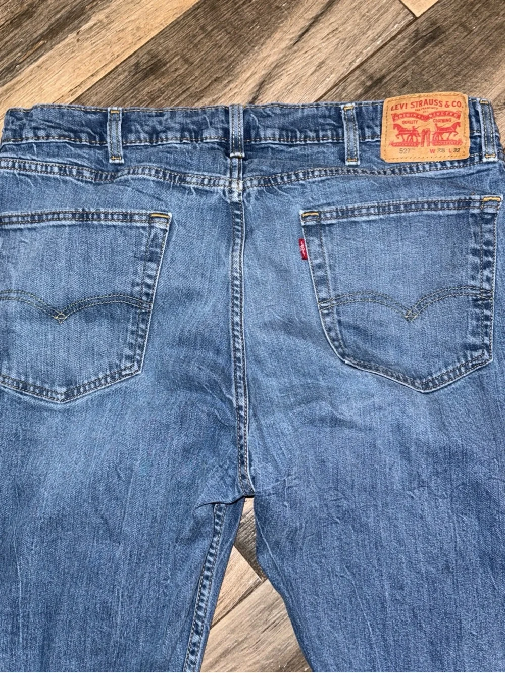 Levi's 527 Slim Boot Cut Jeans Men's 38x32  PC9-05527-0470